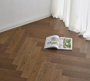 Revêtement de sol en vinyle SPC/<span class=keywords><strong>PVC</strong></span> de haute qualité, système clic, épaisseur 6 mm ou 8,5 mm, motif chevron pour la maison - Product Image 2