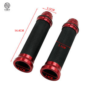 Poignées de guidon antidérapantes en aluminium pour vélo de montagne et moto, avec système de blocage - Product Image 6