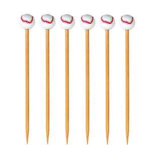 Palillos de Bambú para Comida, Temática Deportiva, Coloridos, Antiadherentes, <span class=keywords><strong>con</strong></span> Mango Largo, Ecológicos - Product Image 1