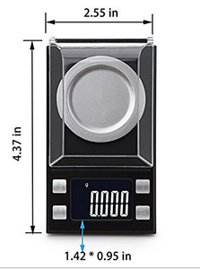 منتج جديد رائجة البيع 50g قيراط مقياس 100g20g مجوهرات مقياس 0.001g مسحوق ذهبي الذهب ميزان إلكتروني الطبية - Product Image 3