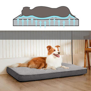 Köpek kulübesi su geçirmez bellek köpük köpek yatağı çıkarılabilir ve yıkanabilir sıcak kulübesi pet malzemeleri kaymaz makine yıkanabilir köpek battaniyesi - Product Image 6