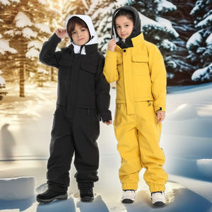 Traje <span class=keywords><strong>de</strong></span> <span class=keywords><strong>Nieve</strong></span> para Niños, Diseño Personalizado, para Esquí y Snowboard, Impermeable, Cortavientos, con Capucha y Costuras Selladas, para Niños y Niñas - Product Image 2