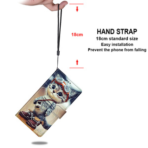 Đường Phố Thời Trang Mèo Thiết Kế Giả Da Trường Hợp Điện Thoại Cho Iphone 16 15 Lật Wallet Bìa Với Chủ Thẻ Người Đàn Ông Phụ Nữ Trường Hợp Điện Thoại - Product Image 4