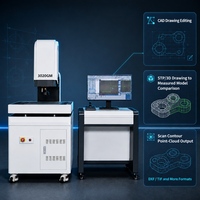 Solution personnalisée : Machine de mesure optique CNC avec zoom 18X-200X et objectif 4K pour l'inspection par lots de pièces plastiques découpées à l'emporte-pièce