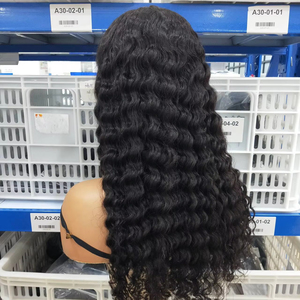 Sẵn sàng đi glueless Tóc Giả Pre ngắt 5x5 HD ren đóng cửa Tóc Giả sóng sâu ren phía trước tóc con người xoăn tóc giả mặc và đi cho phụ nữ da đen - Product Image 4