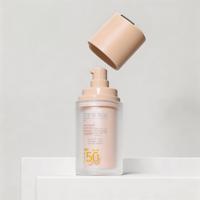 Nouvelle bouteille en plastique AS+PP à paroi épaisse de 30 ml avec pompe, récipient cosmétique vide pour huile essentielle, crème solaire, fond de teint liquide, flacon sans air