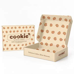Cajas de Cartón Corrugado Ecológicas con Forro de Esponja y Laminación Brillante, Impresas con Logotipo Personalizado, para Envasado de Sushi y Alimentos - Product Image 1
