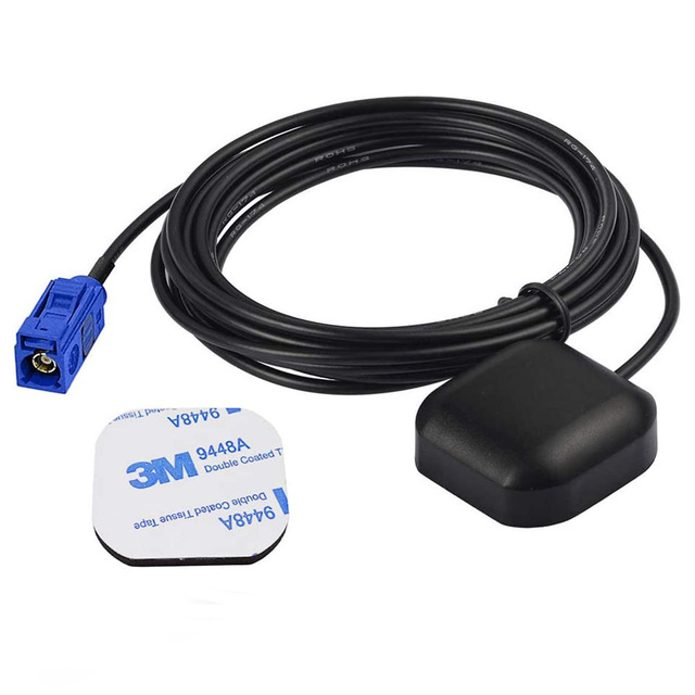 Superbat Vehicle Waterproof Active GPS Navigation Antenna Fakra C Blue GPS Antenna