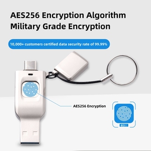 Nueva Memoria USB Encriptada con Huella Dactilar, Interfaz Dual Universal Tipo-C para <span class=keywords><strong>Celular</strong></span> y Computadora, Memoria USB de Alta Capacidad - Product Image 4