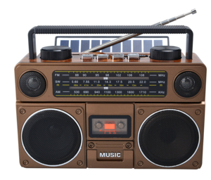 Radio de estilo clásico vintage AM <span class=keywords><strong>FM</strong></span> con energía solar, venta al por mayor, fábrica de radio de estilo clásico - Product Image 3