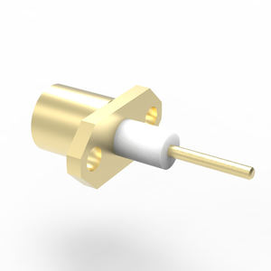 <span class=keywords><strong>BMA</strong></span> ตัวเชื่อมต่อโคแอกเซียล RF แบบเลื่อนได้แบบตรงตัวยึดหน้าแปลนฉนวน PTFE ชุบทองทองเหลือง - Product Image 1