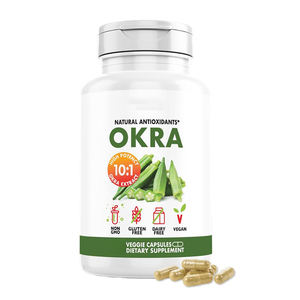 Pó de Extrato de Quiabo Orgânico Direto da Fábrica, Extraído por Solvente, 99% Grau Alimentício, Não OGM, Suplemento Dietético Personalizado - Product Image 2