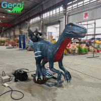 Grand modèle de dinosaure réaliste, modèle animatronique pour parc à thème sur le thème des dinosaures