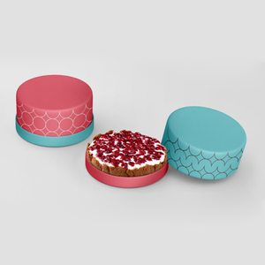 Caja Redonda para Pastel con Impresión Personalizada, Empaque Cilíndrico <span class=keywords><strong>de</strong></span> Cartón <span class=keywords><strong>de</strong></span> Lujo para Pastelería, Repostería y <span class=keywords><strong>Postres</strong></span> - Product Image 2
