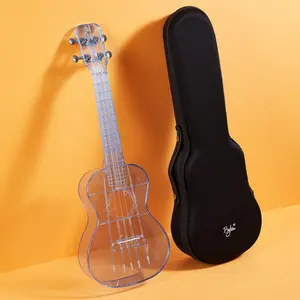 गिटार 21 इंच guitalele संगीत वाद्ययंत्र ukelele सोप्रानो मिनी स्ट्रिंग गिटार प्लास्टिक कॉन्सर्ट कार्बन फाइबर गिटार