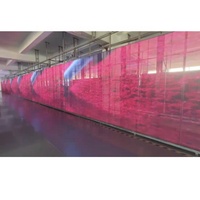 Écran LED transparent pour vitrine, affichage publicitaire intelligent P3.91-7.81, nouvelle génération, luminosité maximale, pour verre