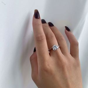 Dylam Jewelry Low MOQ Acoessories Delicate Classic 5A Level <b>CZ</b> Stone Women Wedding <b>Rings</b> Love Sterling Silver <b>Rings</b> for Ladies - Product Image 3