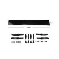 Portaequipajes de Techo para Auto, 87cm/106cm/114cm, Tabla Guía para Alerón de Techo, Silencioso y Reductor de Ruido, Accesorio para Auto