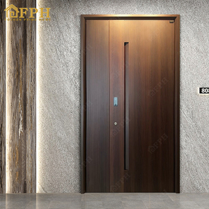 Puertas Exteriores Modernas de Aluminio para Apartamentos <span class=keywords><strong>2026</strong></span>, Insonorizadas, de Alta Seguridad, con Cerradura Inteligente para el Hogar - Product Image 5