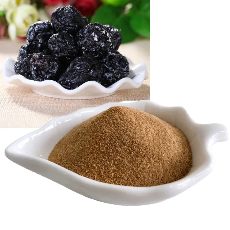 100 % Natur hochwertig dunkle Pflaume Fruchtsaft Pulver getrocknete dunkle Pflaume
