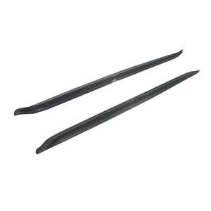 Pour <span class=keywords><strong>Porsche</strong></span> <span class=keywords><strong>718</strong></span> <span class=keywords><strong>Boxster</strong></span> Cayman 3K sergé sec en Fiber de carbone voiture côté pare-chocs jupe kit carrosserie accessoires de voiture - Product Image 2