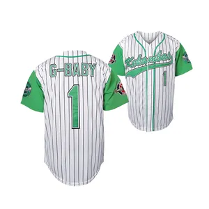 G-Baby 1 Jarius Evans Hardball Kekambas Film Baseball Trikot S-XXXL Baseball Herren Trikot