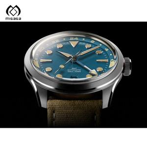 Reloj de Pulsera para Hombre Completamente Automático con Movimiento Mecánico Clásico y Correa de Cuero, Resistente al Agua 150m - Product Image 5