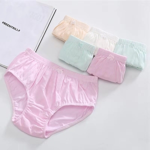 Mutande da Donna di Alta Qualità Taglie Forti 100% Cotone Slip a Vita Media per Ragazze Biancheria Intima Femminile a Copertura Totale - Product Image 6