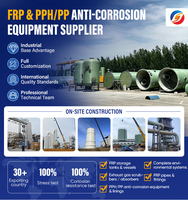 Conteneur de stockage de liquides chimiques acides et alcalins en fibre de verre de qualité industrielle avec structure anti-fuite et pompe pour site d'usine