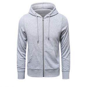 เสื้อฮู้ดซิปผ้าฝ้ายแท้พิมพ์โลโก้ตามสั่งสำหรับงานโปรโมทแบรนด์ - Product Image 4