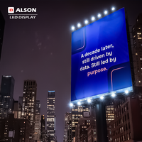 ALSON LED P6 P8 гибкий наружный светодиодный рекламный экран SMD билборды полноцветный светодиодный дисплей Панель цена