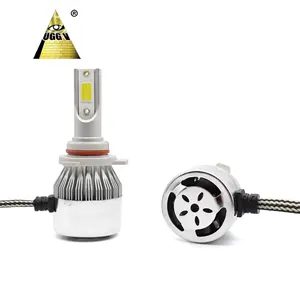 Faróis LED C6 9012 DC 12V 24V 72W 7600LM Iluminação automática COB 7200LM IP65 H11 H1 9012 DC 12V 24V 72W à prova d'água