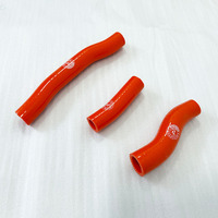 Kit de Tuyaux de Refroidissement en Silicone pour Moto RODIN CKT023 Orange pour 300 XC 2019 avec Garantie d'un An, Adaptation Universelle