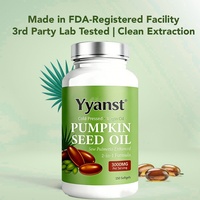 Capsules de Saw Palmetto et de graines de citrouille de haute qualité pour favoriser la croissance des cheveux et améliorer la santé de la prostate, complément alimentaire
