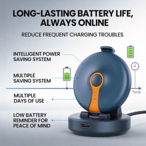 Localisateur <span class=keywords><strong>GPS</strong></span> intelligent sans fil pour animaux de compagnie avec émetteur-récepteur audio, positionnement des chiens et des chats, anti-perte, suivi à distance, localisateur d'animaux de compagnie - Product Image 5