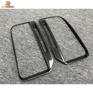 Couvre-phare antibrouillard en fibre de carbone sèche style R pour Mercedes Benz Classe G W464 G63 AMG G500 2019-2024, cadre de phare antibrouillard, pièces de kit carrosserie - Product Image 3