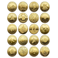 Cadeau souvenir professionnel personnalisé pièces couleur or jeton logo personnalisé métal antique pièces de défi avec un prix compétitif