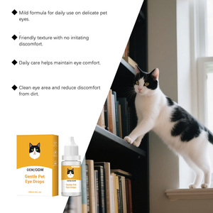 Gouttes oculaires pour chiens et chats : Soulagent la sécheresse oculaire, éliminent les taches de larmes et les pertes de liquide oculaire, lotion anti-démangeaisons pour animaux de compagnie, fabrication OEM prise en charge - Product Image 6