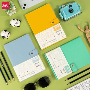 Deli BP102 <span class=keywords><strong>2023</strong></span> planificateur A5 Journal cahier hebdomadaire mensuel planification calendrier habitudes objectifs Tracker gestion du temps de haute qualité haute qualité - Product Image 4