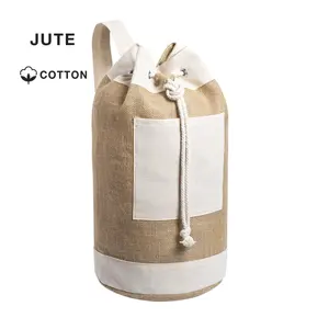 Borsa in juta e cotone LOPSO, merchandising sostenibile - Product Image 1