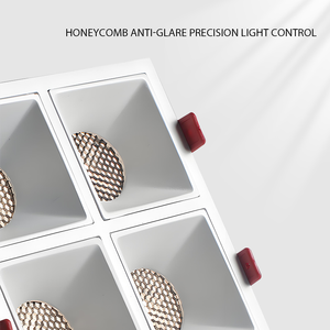 Plafonnier <span class=keywords><strong>LED</strong></span> moderne en aluminium haute luminosité, anti-éblouissement, <span class=keywords><strong>spot</strong></span> encastré pour salon, éclairage intérieur durable - Product Image 3