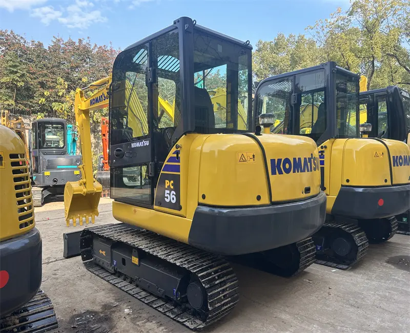 on time delivery Hot selling good condition used komatsu pc56 excavator in stock