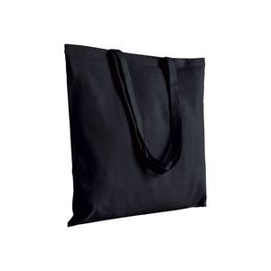 Bolsa de Compras de Lona, 280g, Asas Largas, Negra, Uso Diario - Product Image 1