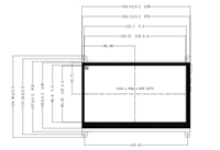 7 Zoll 7" 1024x600 IPS LCD VGA-Treiberplatine Kapazitiver Touchscreen Hochauflösendes Schnittstellenmodul Kompatibel mit Raspberry Pi