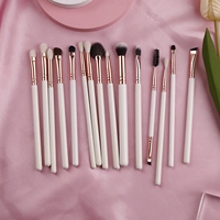 IPRESTA Maquillage Fournisseur Échantillon Gratuit 8 12 15 Pcs Vegan Professional Private Label Ensemble de Pinceaux de Maquillage Personnalisés