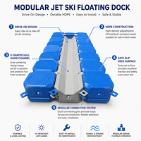 Cubes de quai flottant modulaires en HDPE pour jet ski