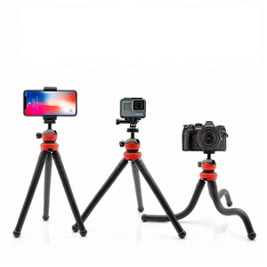 <span class=keywords><strong>Trépied</strong></span> de téléphone portable pour <span class=keywords><strong>Smartphone</strong></span> Mini <span class=keywords><strong>trépied</strong></span> flexible avec support de fixation pour iPhone Phone pour Go Pro pour DSLR - Product Image 3