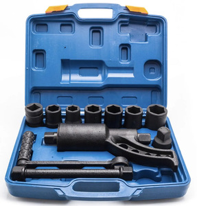 Juego de Extracción de Neumáticos para Camiones de Uso Pesado, Llave de Trinquete de Acero al Cromo Vanadio, Llave de Vaso con Múltiples Torques, Ahorradora de Esfuerzo, para Tuercas de Rueda, OEM - Product Image 1