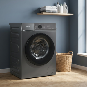 Lavadora Eléctrica Kooper de Carga Frontal, 10 kg, Delgada, 11 Programas Automáticos, de Una Sola Tina, de Plástico, para Uso Doméstico y Hotelero, Color Gris - Product Image 2