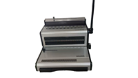 Machine à relier et perforer 2-en-1 CYTT2930 Widow Cutter 3:1, robuste, en plastique, pour spirales, 220V/110V, 50m/min, format F4, base incluse